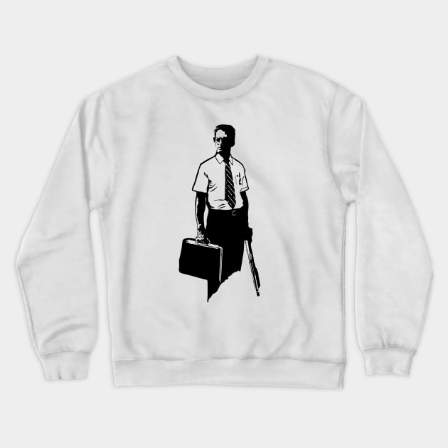 Falling Down Crewneck Sweatshirt by NorthWestDesigns